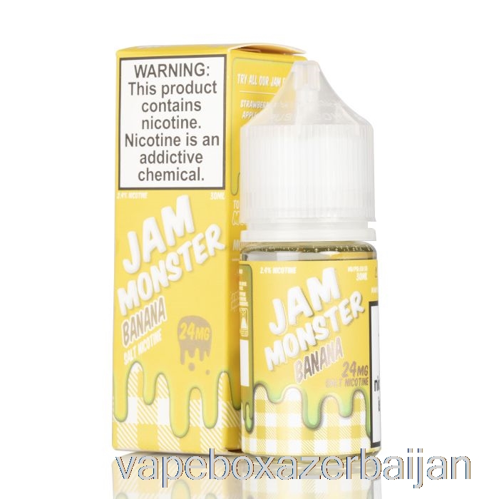 Vape Azerbaijan Banana - Jam Monster Salts - 30mL 24mg